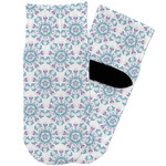 Mandala Floral Toddler Ankle Socks