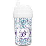 Mandala Floral Toddler Sippy Cup (Personalized)