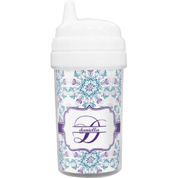 Mandala Floral Sippy Cup (Personalized)