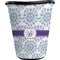 Mandala Floral Waste Basket - Single Sided (Black) (Personalized)