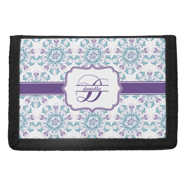 Custom Mandala Floral Trifold Wallet (Personalized)