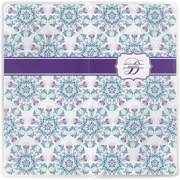 Mandala Floral Vinyl Document Wallet - Apvl