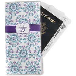 Mandala Floral Travel Document Holder