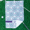 Mandala Floral Waffle Weave Golf Towel - In Context