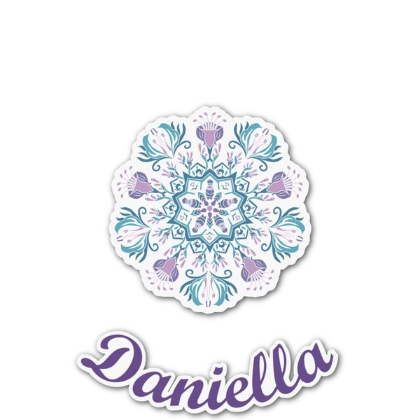 Custom Mandala Floral Graphic Decal - Large (Personalized)