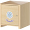 Mandala Floral Wall Graphic on Wooden Cabinet