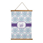 Mandala Floral Wall Hanging Tapestry - Tall (Personalized)