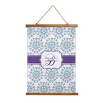 Mandala Floral Wall Hanging Tapestry - Tall (Personalized)