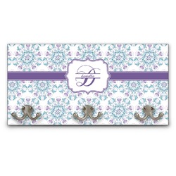 Mandala Floral Wall Mounted Coat Rack (Personalized)