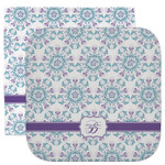 Mandala Floral Facecloth / Wash Cloth (Personalized)