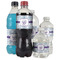 Mandala Floral Water Bottle Label - Multiple Bottle Sizes