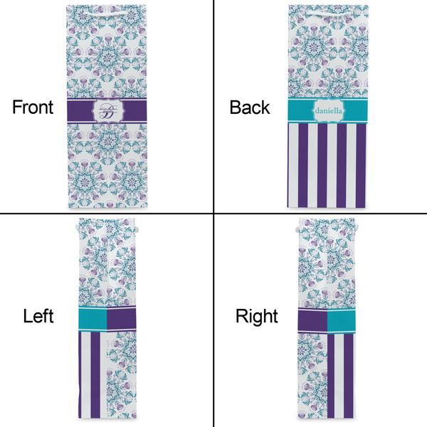 Mandala Floral Wine Gift Bag - Gloss - Approval