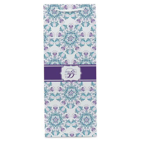 Mandala Floral Wine Gift Bag - Gloss - Front