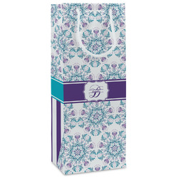 Mandala Floral Wine Gift Bags (Personalized)