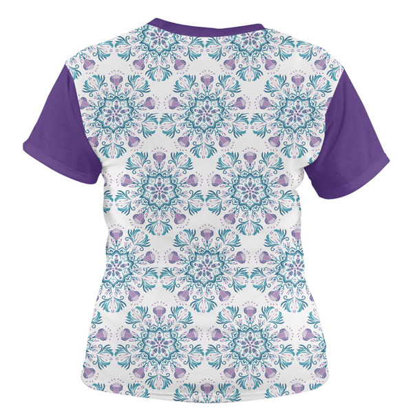 Mandala Floral Women's T-shirt Back