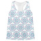 Mandala Floral Womens Racerback Tank Top - X Large