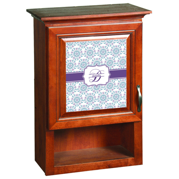 Mandala Floral Wooden Cabinet Decal (Medium)
