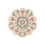Mandala Floral Genuine Maple or Cherry Wood Sticker