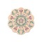 Mandala Floral Wooden Sticker - Main