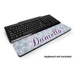 Mandala Floral Keyboard Wrist Rest (Personalized)