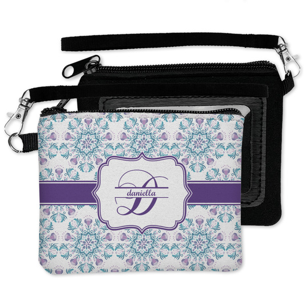 Mandala Floral Wristlet ID Cases - MAIN