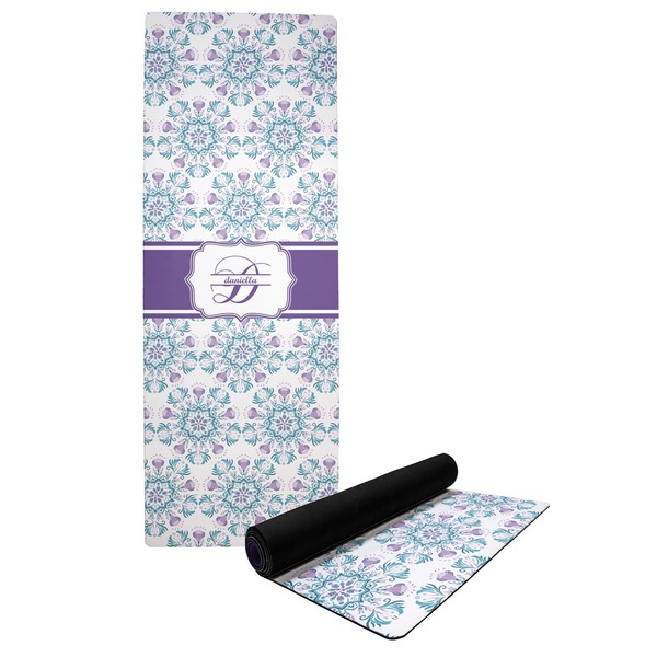 Custom Mandala Floral Yoga Mat (Personalized)