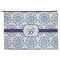 Mandala Floral Zipper Pouch - Large - 12.5"x8.5" (Personalized)