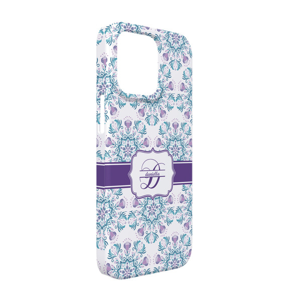 Custom Mandala Floral iPhone Case - Plastic - iPhone 13 (Personalized)