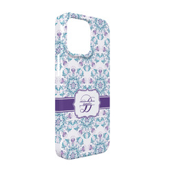 Mandala Floral iPhone Case - Plastic - iPhone 13 Pro (Personalized)