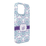 Mandala Floral iPhone Case - Plastic - iPhone 13 Pro Max (Personalized)