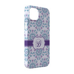 Mandala Floral iPhone Case - Plastic - iPhone 14 (Personalized)