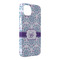 Mandala Floral iPhone 14 Plus Case - Angle