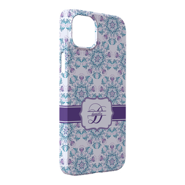 Custom Mandala Floral iPhone Case - Plastic - iPhone 14 Pro Max (Personalized)