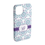 Mandala Floral iPhone Case - Plastic - iPhone 15 Pro (Personalized)