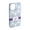 Mandala Floral iPhone 15 Pro Case - Angle