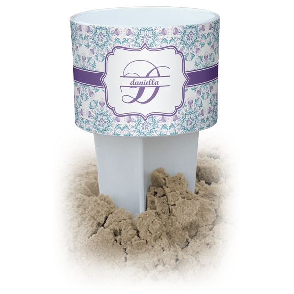 Custom Mandala Floral Beach Spiker Drink Holder (Personalized)