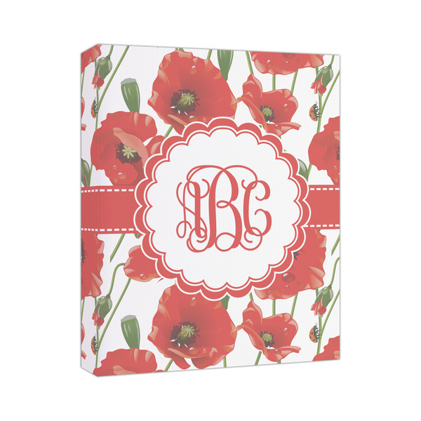 Custom Poppies Canvas Print (Personalized)
