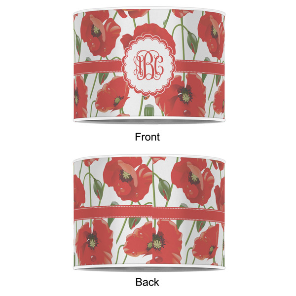 Poppies 12" Drum Lampshade - APPROVAL (Poly Film)