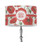 Poppies 12" Drum Lampshade - ON STAND (Poly Film)