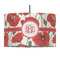 Poppies 12" Drum Pendant Lamp - Fabric (Personalized)