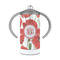 Poppies 12 oz Stainless Steel Sippy Cups - FRONT