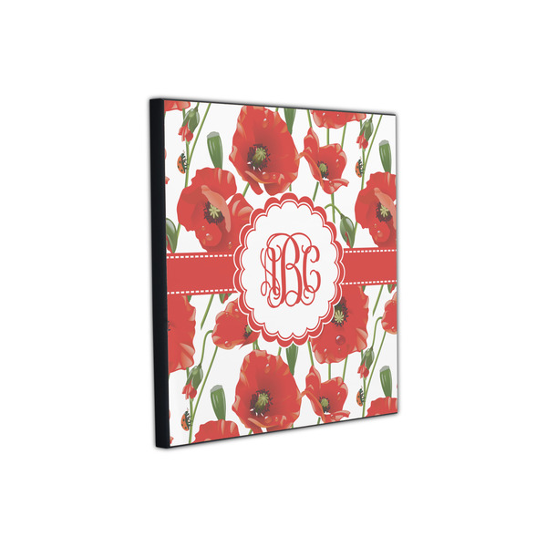 Poppies 12x12 Wood Print - Angle View