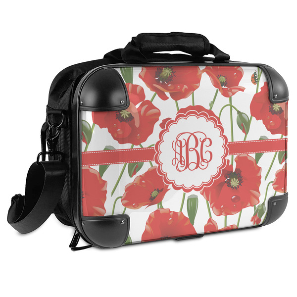 Custom Poppies Hard Shell Briefcase - 15" (Personalized)