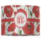 Poppies 16" Drum Lampshade - FRONT (Fabric)