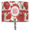 Poppies 16" Drum Lamp Shade - Fabric (Personalized)