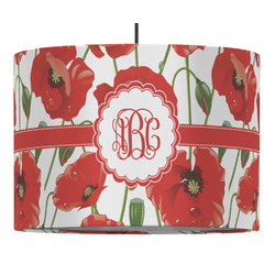 Poppies Drum Pendant Lamp (Personalized)