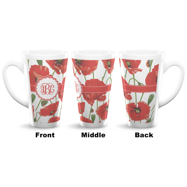 Poppies 16 Oz Latte Mug - Approval