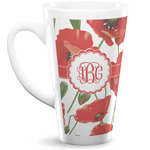 Poppies 16 Oz Latte Mug (Personalized)