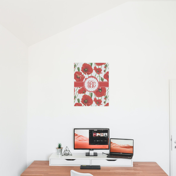 Poppies 16x20 - Matte Poster - On the Wall