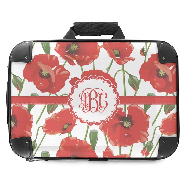 Custom Poppies Hard Shell Briefcase - 18" (Personalized)